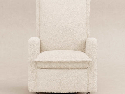 M20977AT,Babyletto,Cali Flange Gliding Swivel Recliner in Almond Teddy Loop