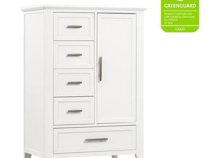 B14427RW,Monogram by Namesake,Beckett Chifforobe in Warm White