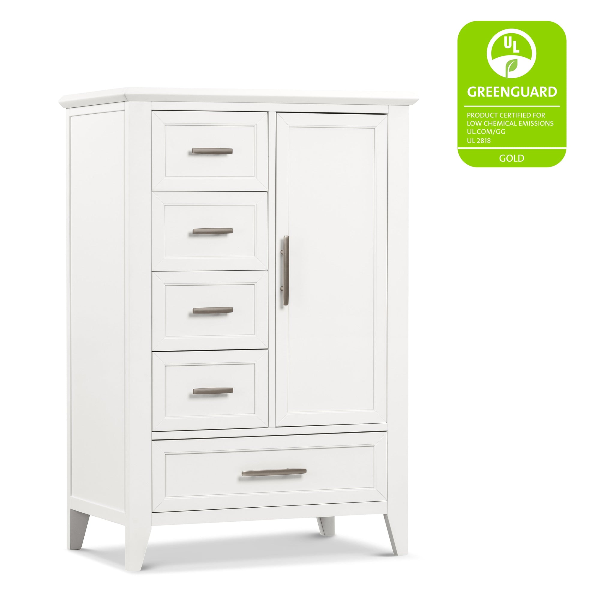 B14427RW,Monogram by Namesake,Beckett Chifforobe in Warm White