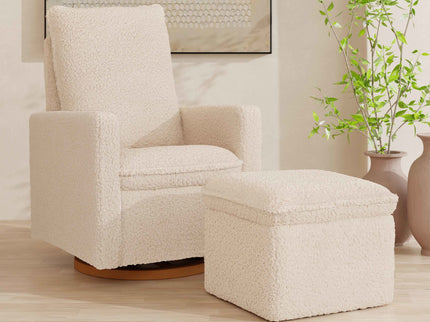 M20985CSG,Babyletto,Cali Storage Ottoman in Chai Shearling