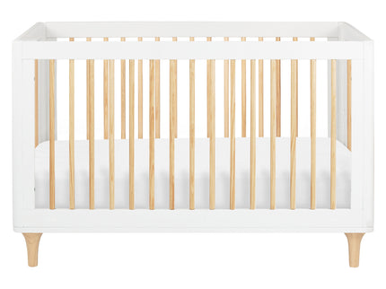 M9001WN,Babyletto,Lolly 3-in-1 Convertible Crib w/Toddler Bed Conversion Kit in White/Natural