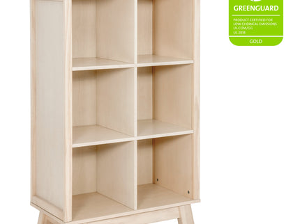 M4211NX,Babyletto,Hudson Cubby Bookcase in Washed Natural