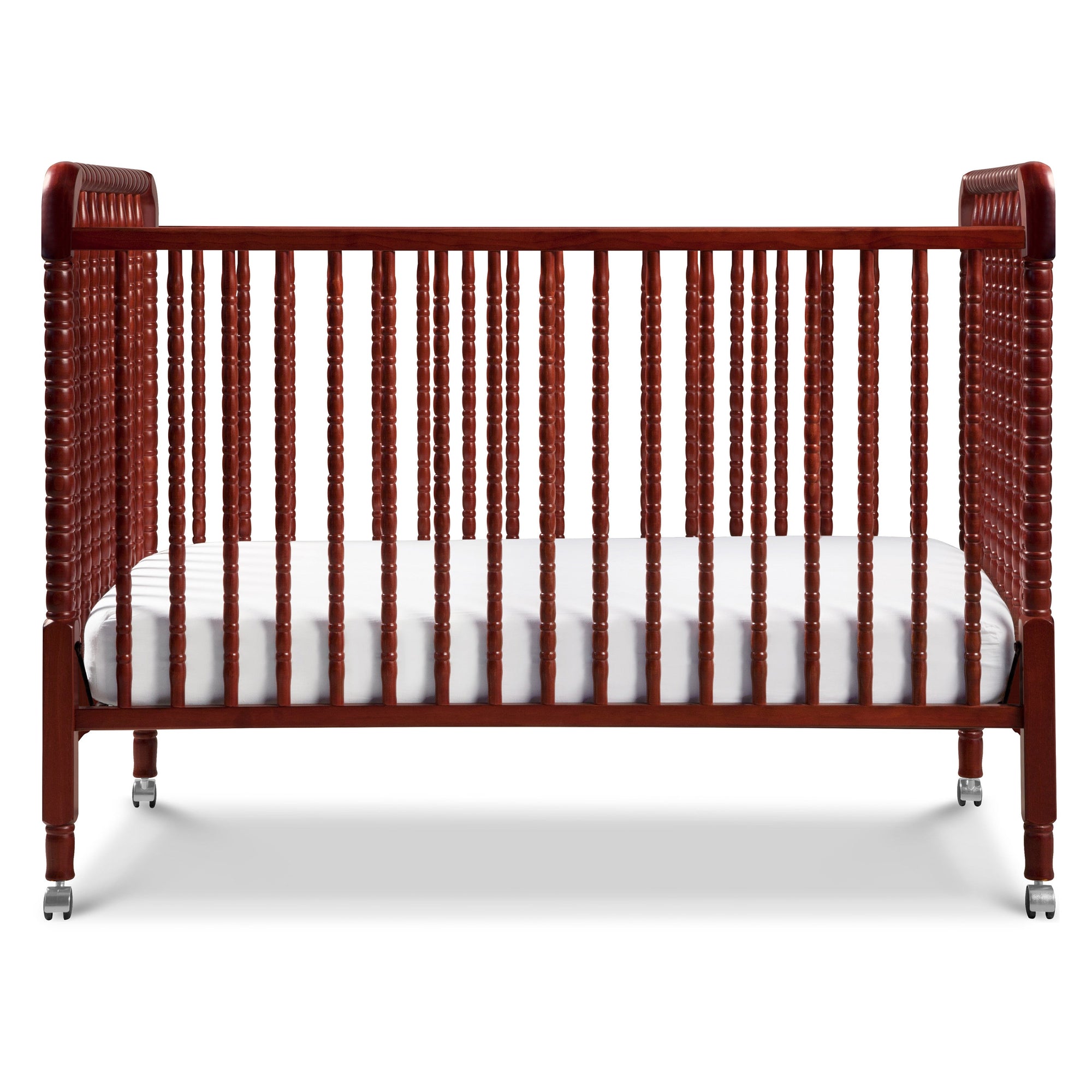 M7391C,DaVinci,Jenny Lind Stationary Crib In Rich Cherry Finish