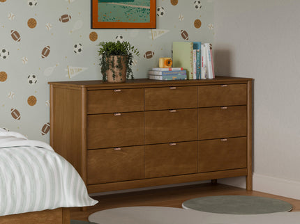 M25928NL,Babyletto Kids,Bondi 9-Drawer Assembled Dresser in Natural Walnut