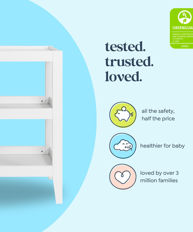 F11902W,Carter's,Colby Changing Table in White