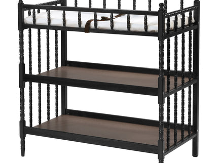 M0302EP,DaVinci,Jenny Lind Changing Table in Ebony Finish