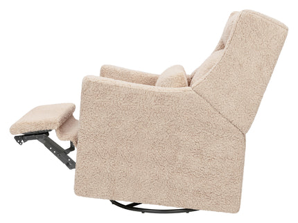 M11286CSG,Babyletto,Kiwi Plus Power Glider Recliner w/ Power Headrest in Chai Shearling