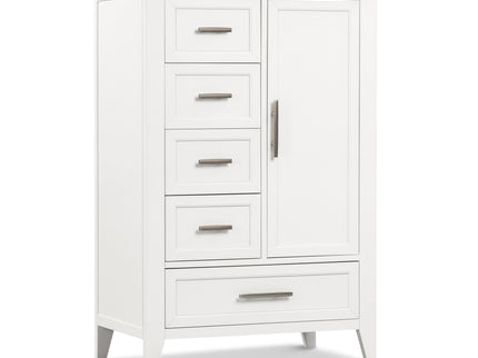 B14427RW,Monogram by Namesake,Beckett Chifforobe in Warm White
