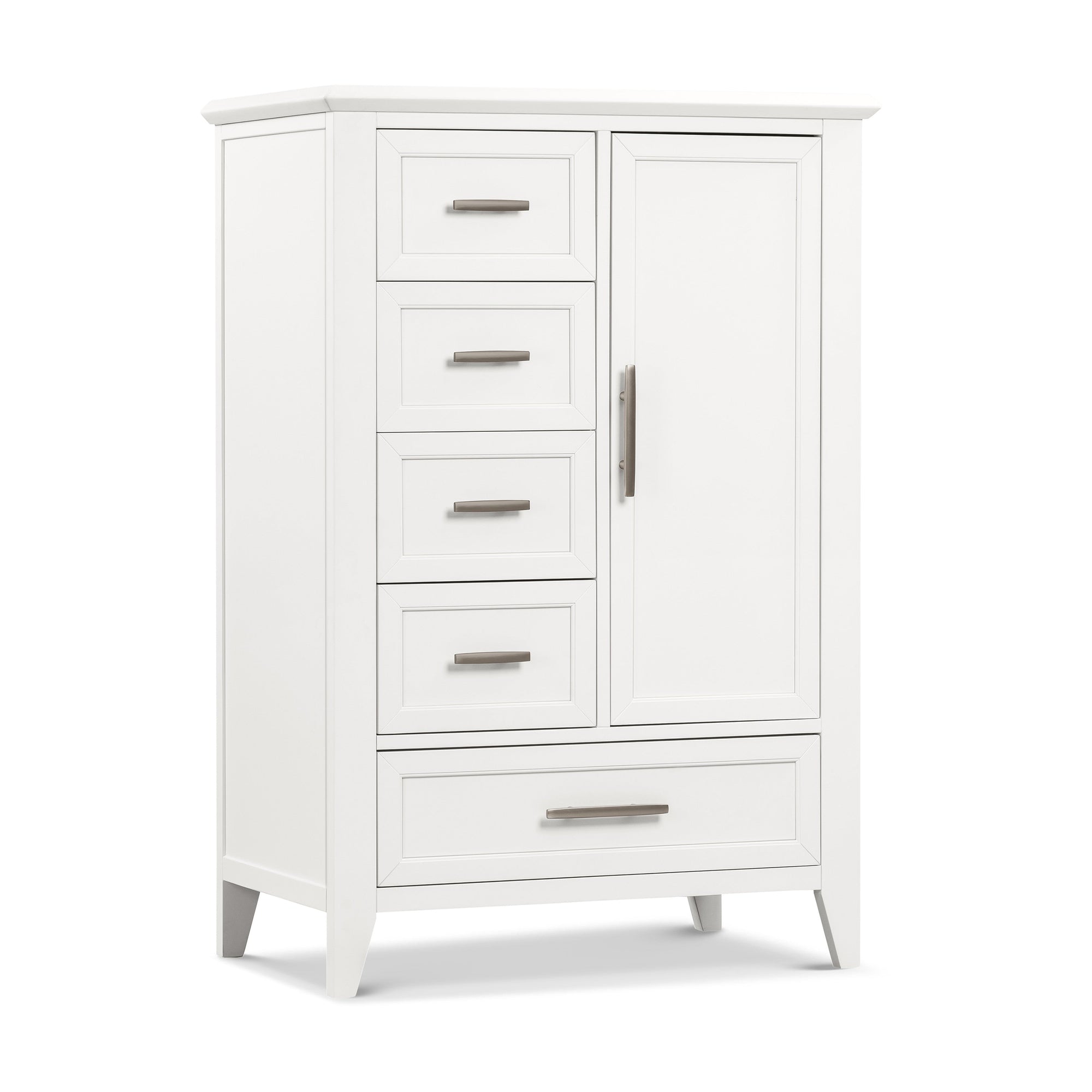 B14427RW,Monogram by Namesake,Beckett Chifforobe in Warm White