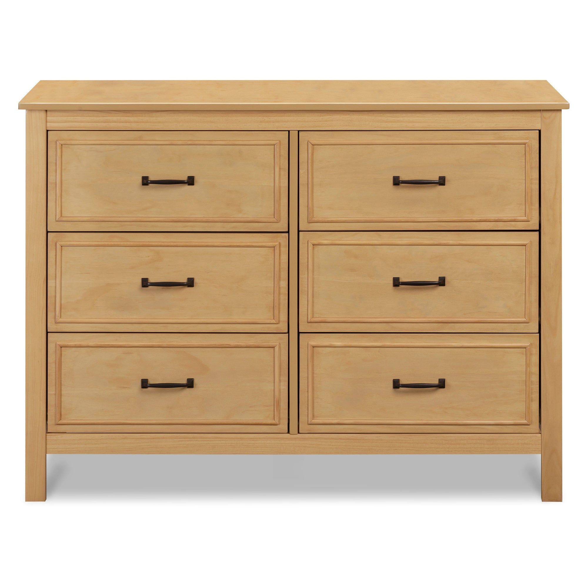 M12826HY,DaVinci,Charlie 6-Drawer Double Dresser in Honey