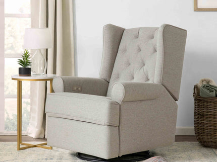 M21987PGEW,Namesake,Harbour Power Recliner in Performance Grey Eco-Weave
