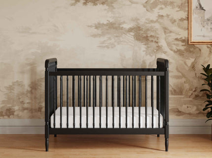 M7101B,Namesake,Liberty 3-in-1 Convertible Spindle Crib w/Toddler Bed Conversion Kit in Black