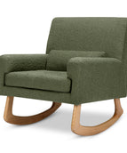 Olive Boucle with Light Legs