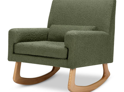 1085OBL,Nursery Works,Sleepytime Rocker in Olive Boucle w/Light Legs