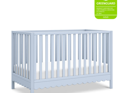 M27801PB,DaVinci,Sammy Scallop 4-in-1 Convertible Crib in Powder Blue