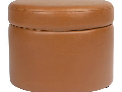 M22185TANB,Babyletto,Wally Storage Ottoman in Tan Vegan Leather