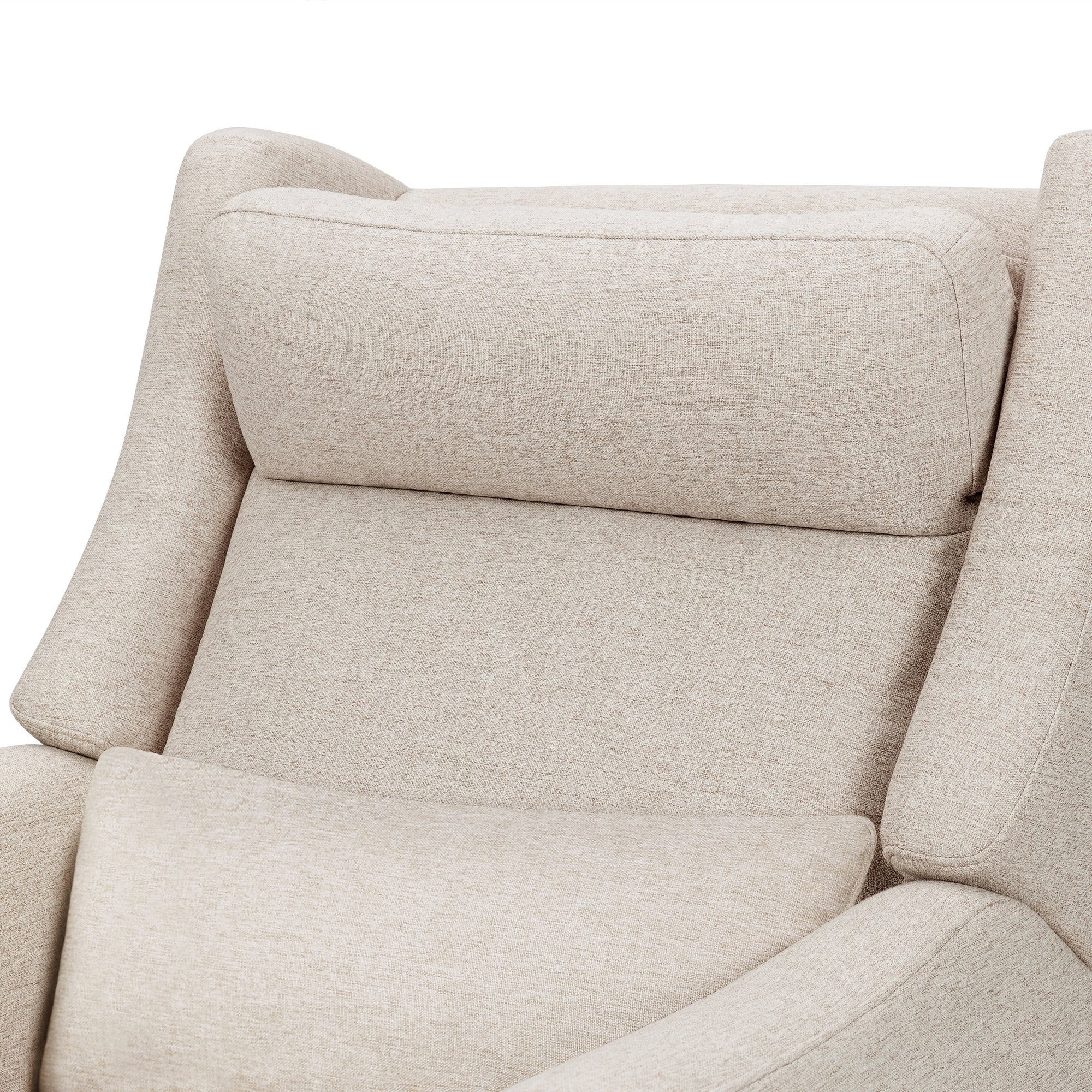 M11286PBEW,Babyletto,Kiwi Plus Power Glider Recliner w/ Power Headrest in Performance Beach Eco-Weave