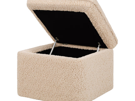 M20985CSG,Babyletto,Cali Storage Ottoman in Chai Shearling