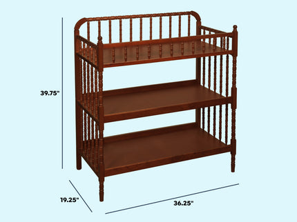 M0302CP,DaVinci,Jenny Lind Changing Table in Rich Cherry Finish