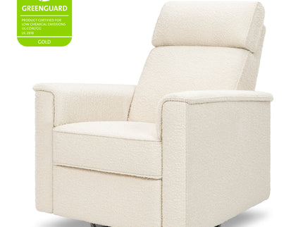 M17183PWB,Namesake,Willa Deluxe Power Glider Recliner w/Heat&Massage in Performance Ivory Boucle