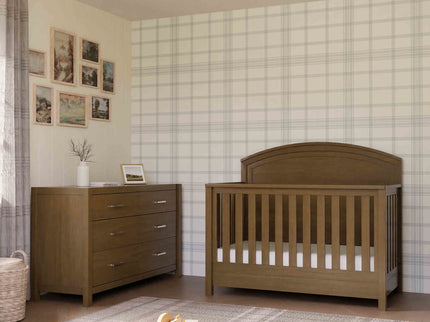 B26416LDF,Monogram by Namesake,Hemsted 6-Drawer Assembled Dresser in Walnut Driftwood