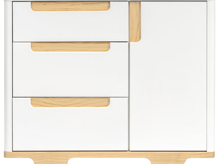 M23423WN,Babyletto,Yuzu 3-Drawer Changer Dresser in White/Natural