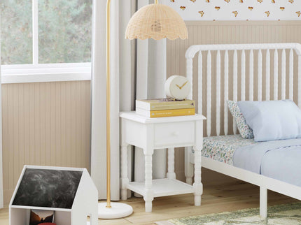 M7360W,DaVinci,Jenny Lind Spindle Nightstand in White