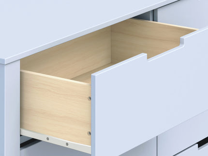 F11926PB,Carter's,Colby 6-Drawer Double Dresser in Powder Blue