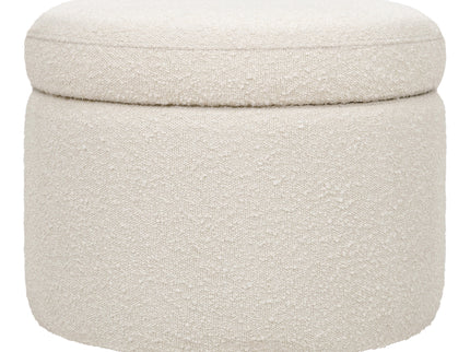 M22185WB,Babyletto,Wally Storage Ottoman in Ivory Boucle