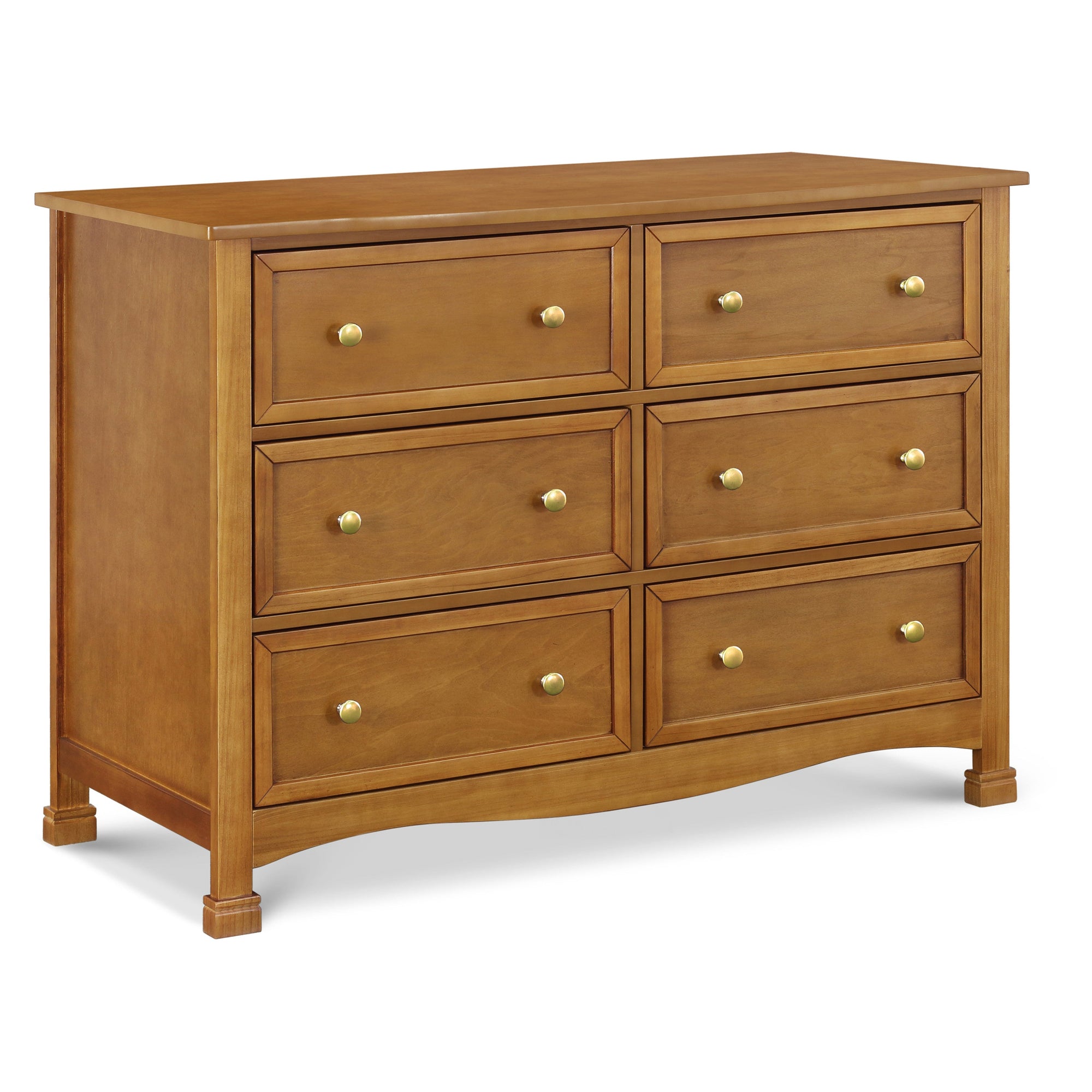 M5529CT,DaVinci,Kalani 6-Drawer Double Wide Dresser in Chestnut Finish