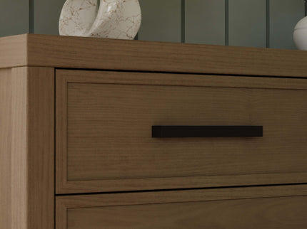 B25816DF,Monogram by Namesake,Newbern 6-Drawer Assembled Dresser in Driftwood