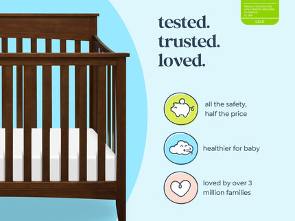 M9301Q,DaVinci,Grove 4-in-1 Convertible Crib In Espresso Finish