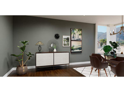 Quoizel James Matte Black and Tiffany Glass Accent Table Lamp