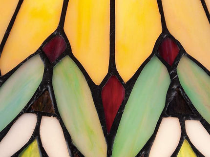 Quoizel Pearson 23" High Twin Light Tiffany-Style Table Lamp