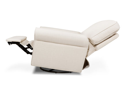 B17787PNET,Monogram by Namesake,Monroe Pillowback Power Recliner in Performance Natural Eco-Twill