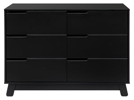 M4216B,Babyletto,Hudson 6-Drawer Double Dresser  Assembled in Black