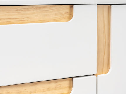 M23423WN,Babyletto,Yuzu 3-Drawer Changer Dresser in White/Natural