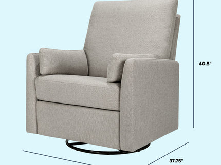 F24687PFTGRY,Carter's,Ethan Swivel Recliner in Performance Grey Linen