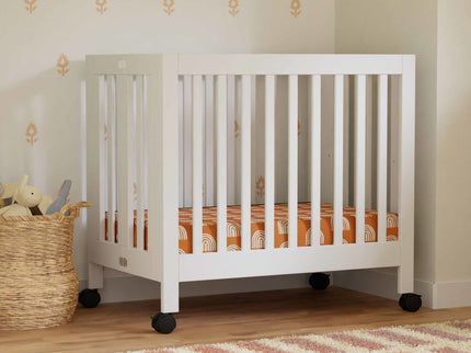 M6698W,Babyletto,Origami Mini Crib in White Finish
