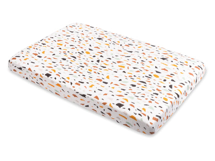 T29136,Babyletto,Terrazzo Muslin Mini Crib Sheet in GOTS Certified Organic Cotton