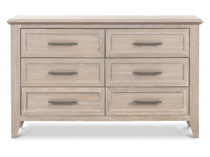 B14416SDB,Monogram by Namesake,Beckett 6-Drawer Dresser in Sandbar