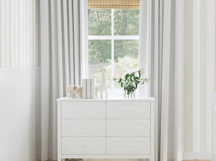 M11426W,DaVinci,Chloe Regency 6-Drawer Dresser in White