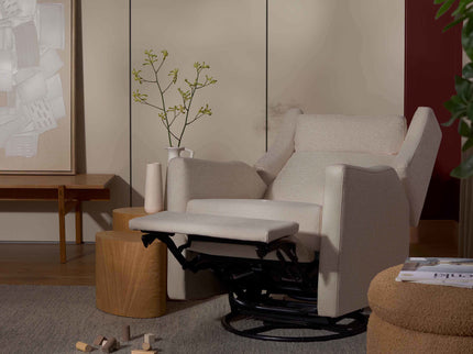 M11286PBEW,Babyletto,Kiwi Plus Power Glider Recliner w/ Power Headrest in Performance Beach Eco-Weave