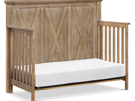 B14501DF,Monogram by Namesake,Emory Farmhouse 4-in-1 Convertible Crib in Driftwood