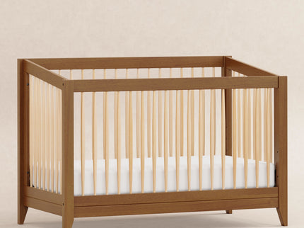 M10301CTN,Babyletto,Sprout 4-in-1 Convertible Crib w/Toddler Bed Conversion Kit in Chestnut&Natural