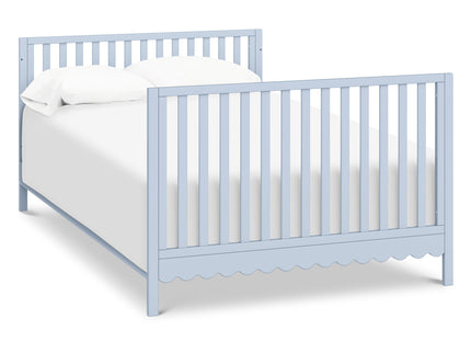 M27801PB,DaVinci,Sammy Scallop 4-in-1 Convertible Crib in Powder Blue