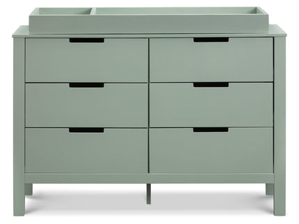 F11926LS,Carter's,Colby 6-Drawer Double Dresser in Light Sage