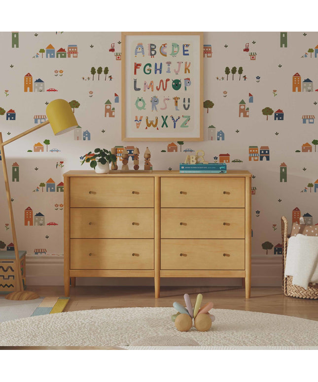 M27326HY,DaVinci,Frem 6-Drawer Dresser in Honey