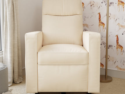 M19787NO,DaVinci,Gabby Pillowback Swivel Glider in Natural Oat