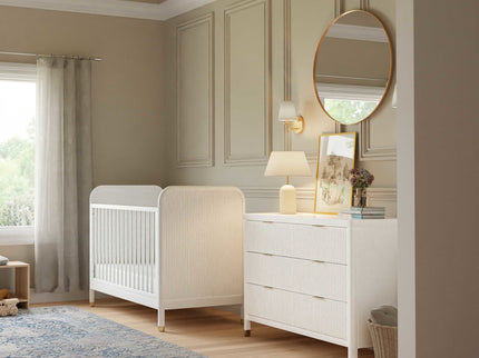 M26742RW,Namesake,Brimsley Tambour 3-in-1 Convertible Crib in Warm White